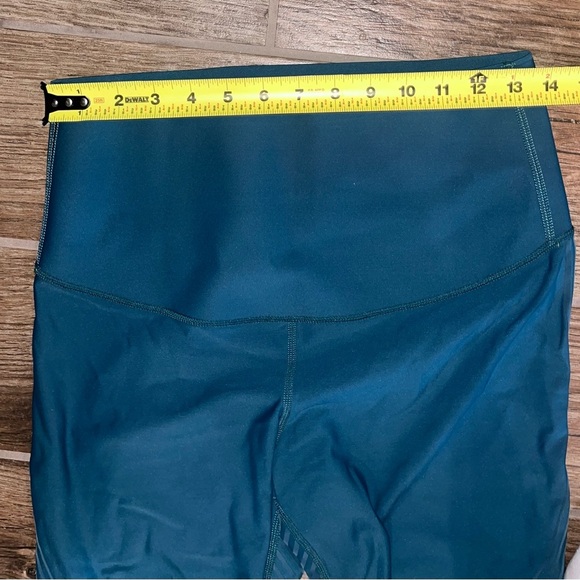 Fanka women’s Teal High-Waisted compression Leggings - Picture 3 of 5